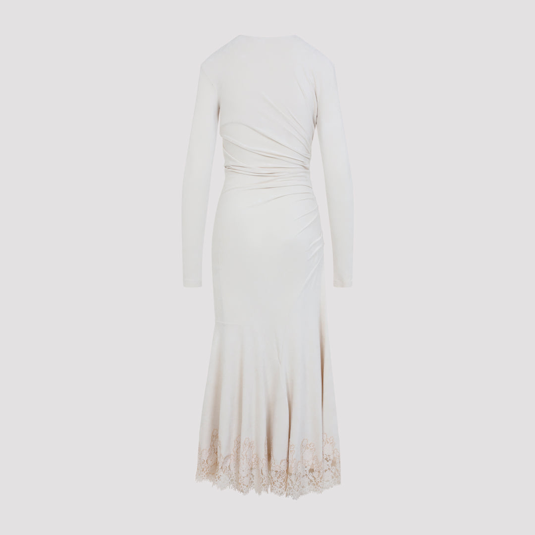 Alberta Ferretti Midi dresses - Nude & Neutrals | df7e8f02a449788040478c70dddf79f5f419a4a1