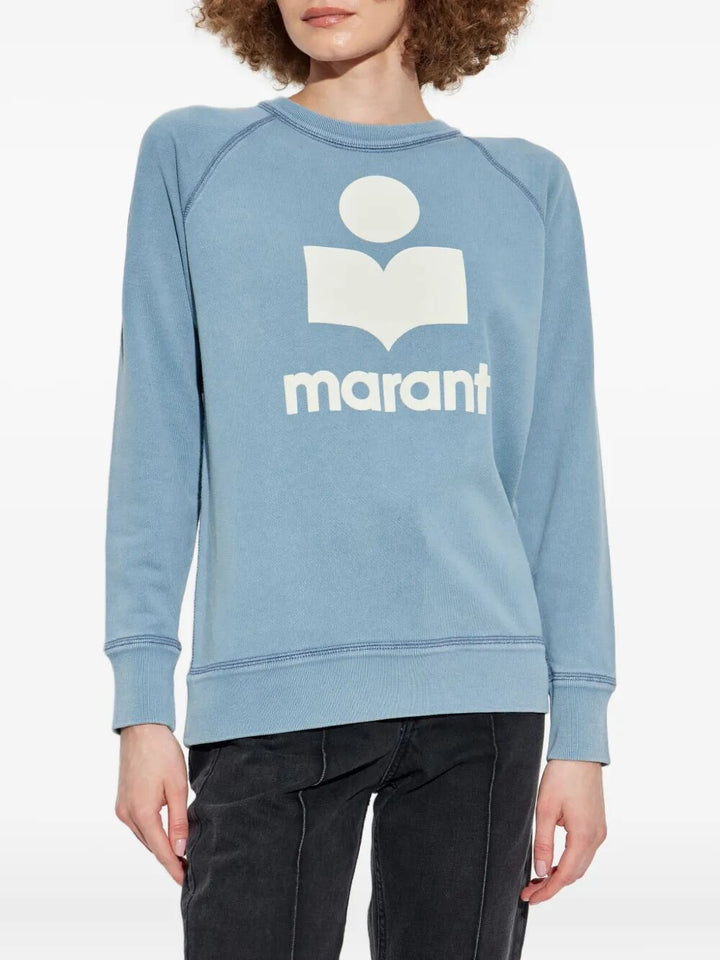 Marant ÉToile Round neck - Blue | 992a7dedb9e64e69bcc7a6c001dc1216f94b756a