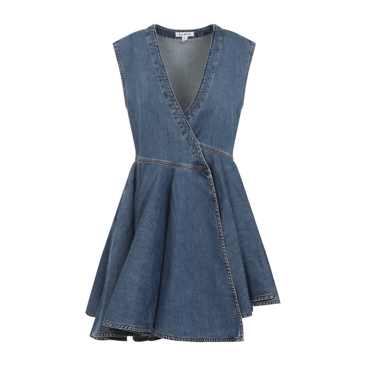 AlaÏA Mini dresses - Blue | b99879ca6704b11db841b31f7f6a02f82029d2af
