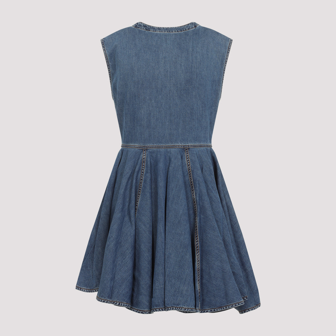 AlaÏA Mini dresses - Blue | b209382e907e7752341d9aa6fd41423bccc6c5b4