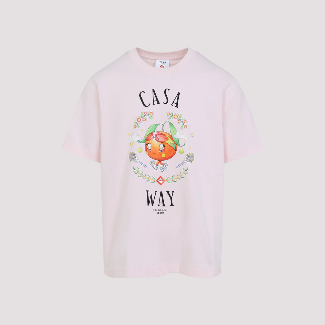 Casablanca T-shirts - Pink & Purple | 959aaf5ae99d3f8bf24e16bc1af5c042c5a02f79