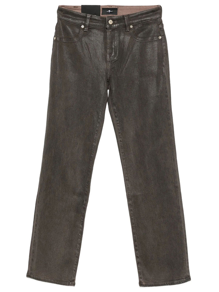 7 For All Mankind Straight leg - Brown | 593cfcdec8f22f5817b63f69a151b87103c12e52