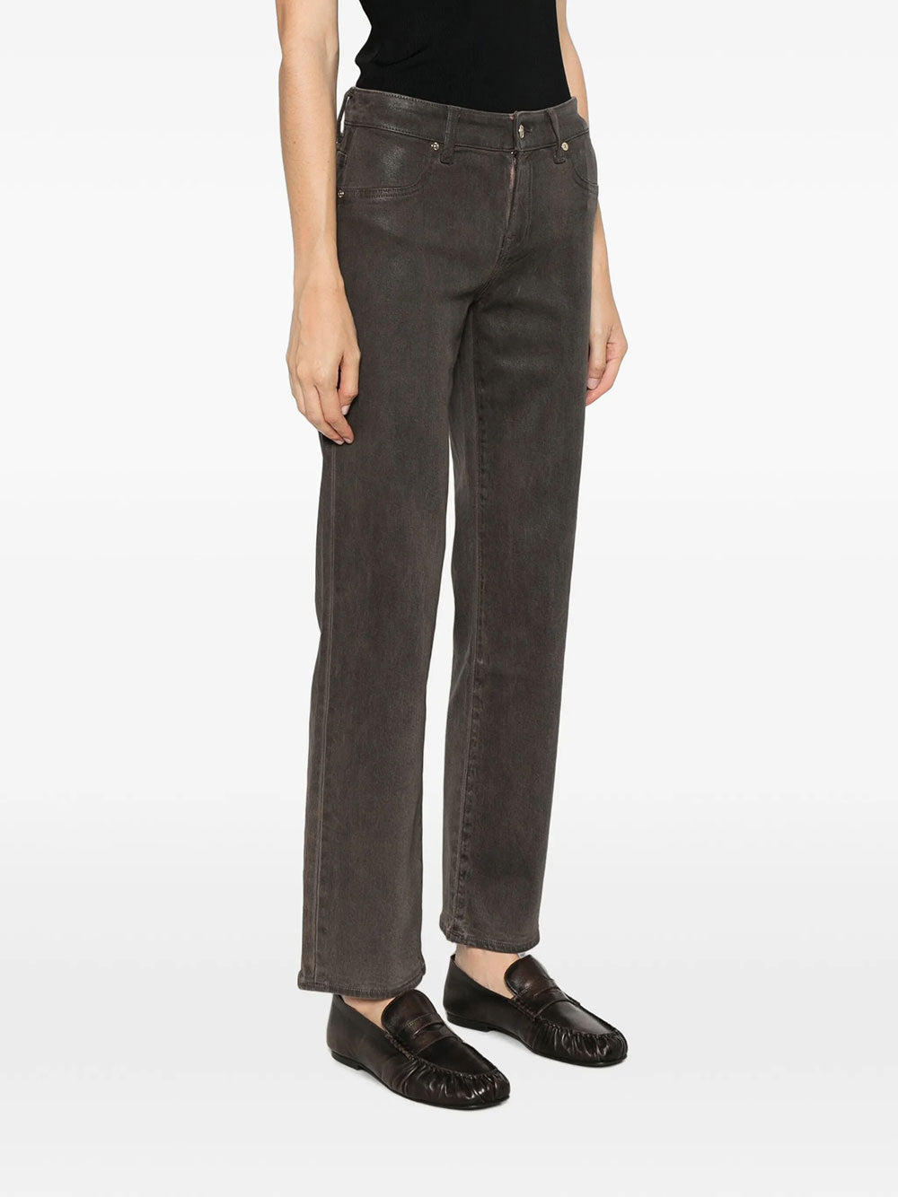 7 For All Mankind Straight leg - Brown | 6bda38d48dd79c64100f80e32b1c16f52bc45761