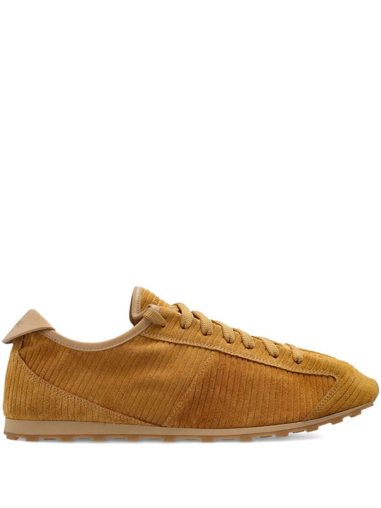 Le Tennis Sneakers In Soft Corduroy-Embossed Suede