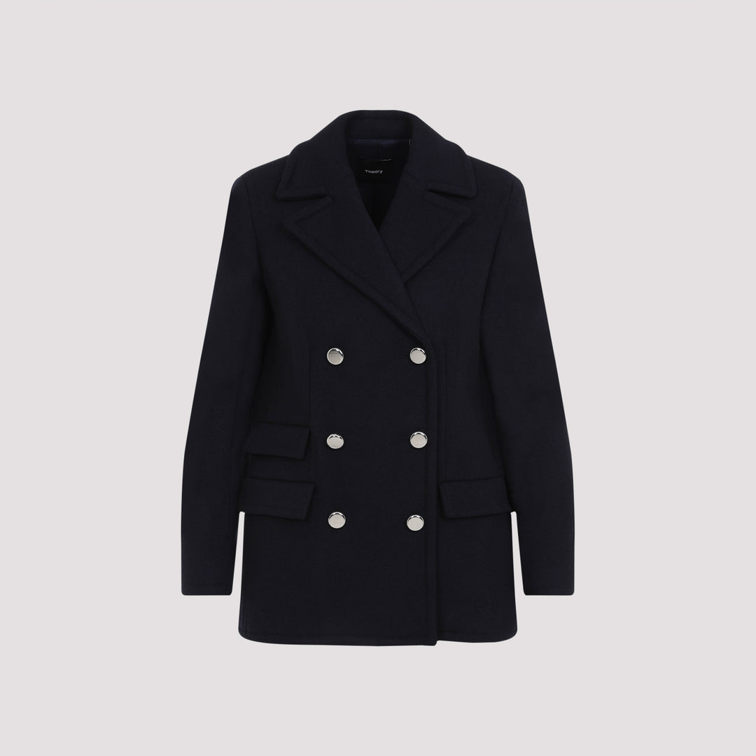 Theory Double breasted & peacoat - Blue | bf9b3fba87ac2bd88ae9adb33ebd219e4a72ab1b
