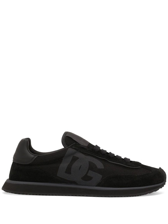 Suede And Mesh Dg Cushion Sneakers