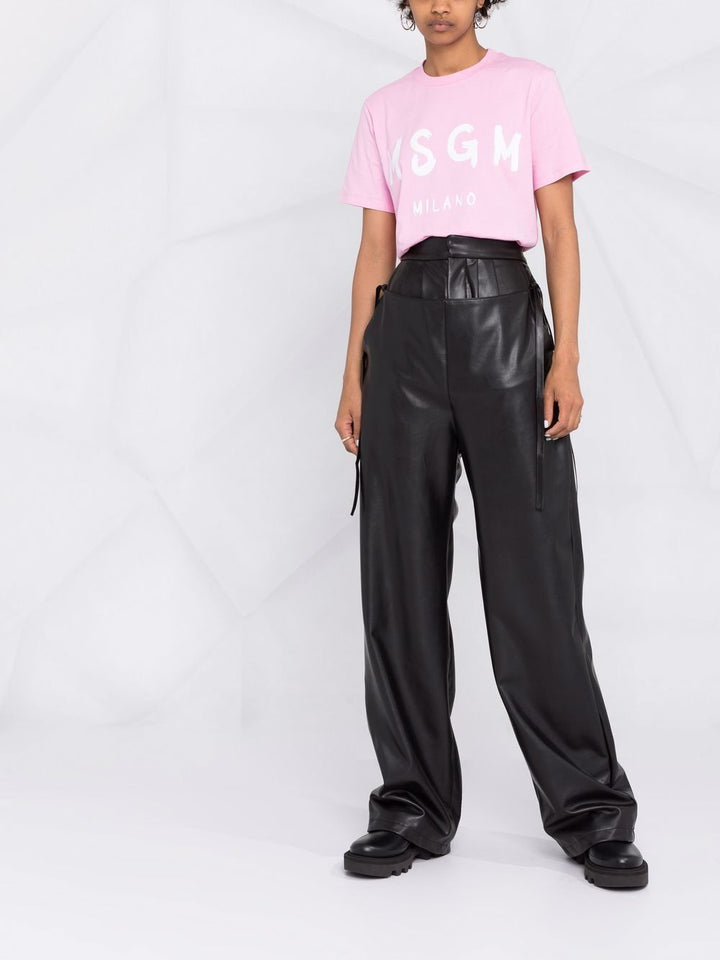 Msgm T-shirts - Pink & Purple | 6db3895a0b6efda0fa5c7d0beef1216a721871e3