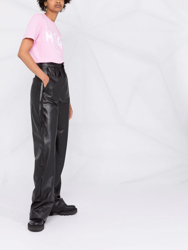 Msgm T-shirts - Pink & Purple | d0416a399df5038e4b8a128b730b1d6897fa9e86