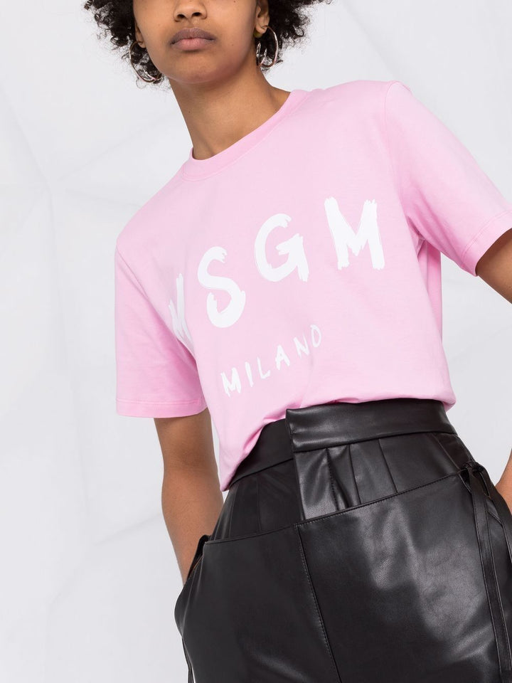 Msgm T-shirts - Pink & Purple | 25b5391ec84eb99e4ce4b608d9b7e4c01bba28d0