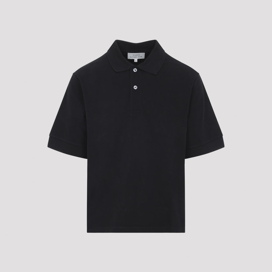 Studio Nicholson Polo - Black | cc2d002f2a22c2334773d013303418156613268e