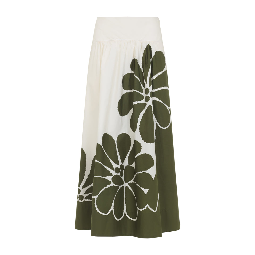 Farm Rio Midi skirts - Green | a4e8722ab71b5ecdeb19025b57a1d63b9acd47b0