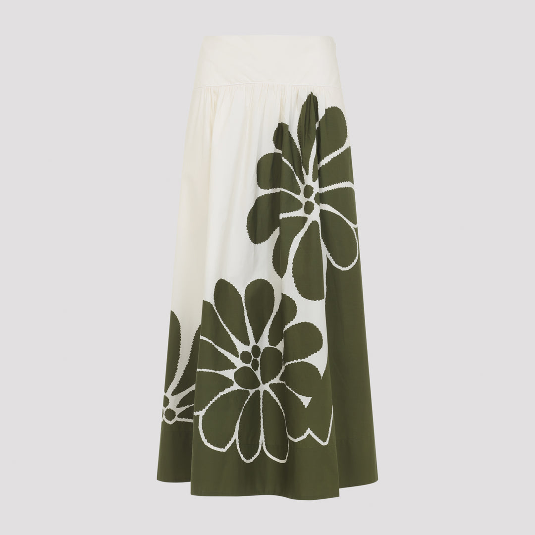 Farm Rio Midi skirts - Green | b414c637c697c9b0f7fdc7fc0ec878ecb6b3392d