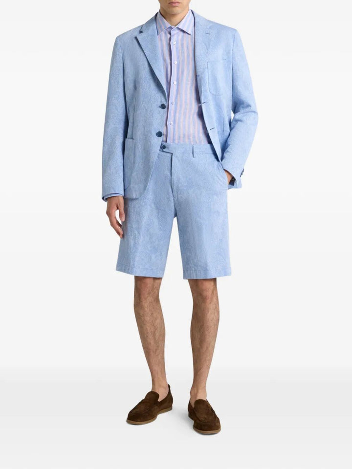 Etro Blazer - Blue | 0aa8665af9ca8963e6a0ba9e2b45807671acb342