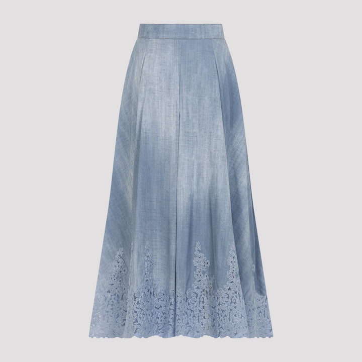 Ermanno Scervino Midi skirts - Blue | 5edada7571c3462ce995068eb7621ac2fa4a9486