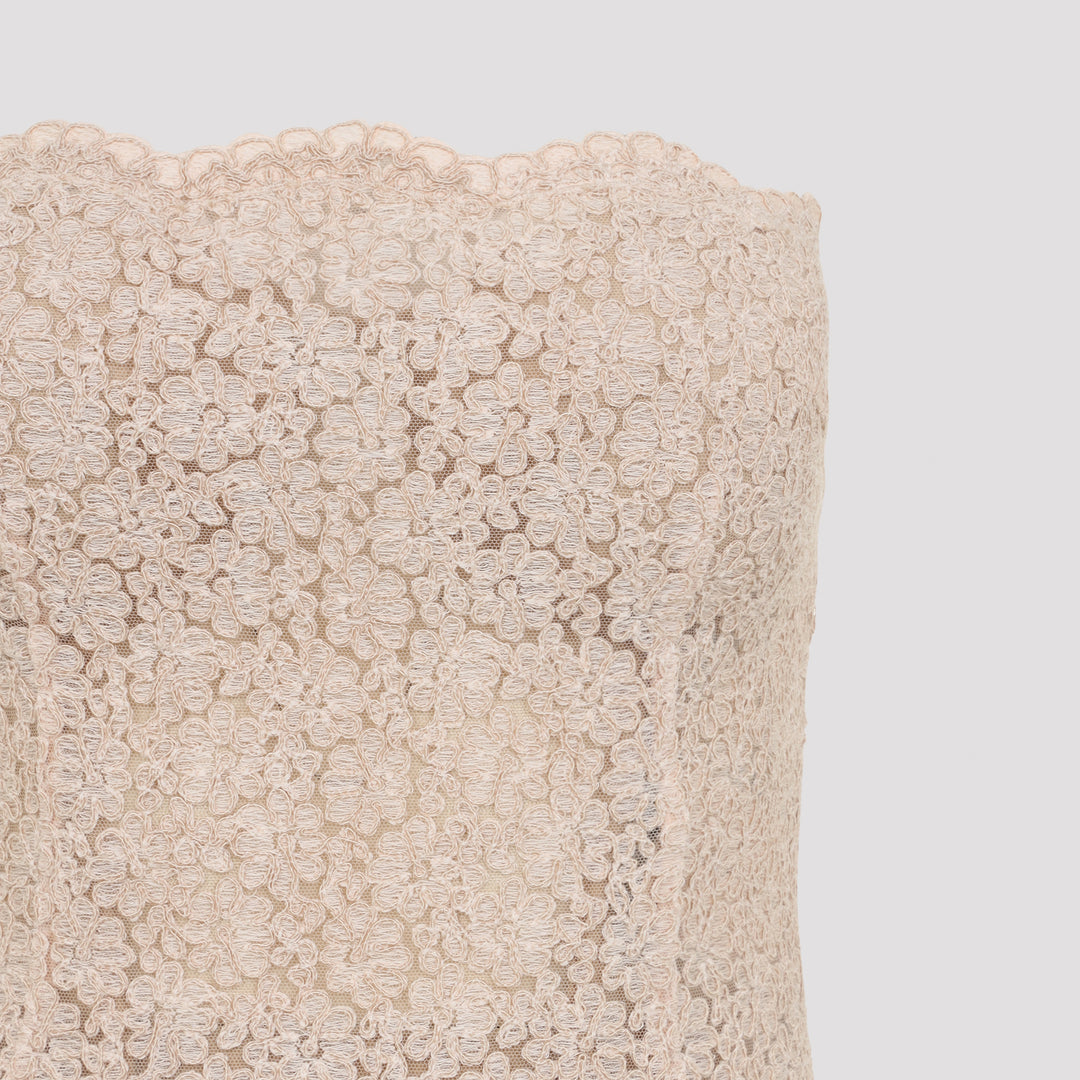 Ermanno Scervino Midi dresses - Nude & Neutrals | 5f7bc70109a1af132030bbd4ceafa1a9e3335428