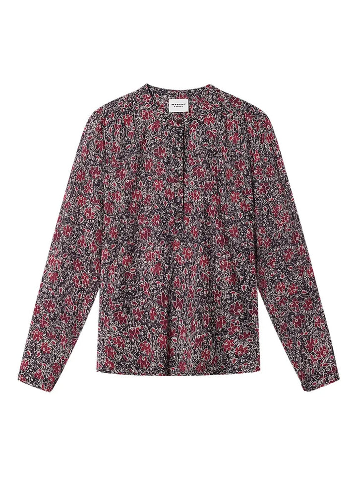 Marant ÉToile Print - Pink & Purple | 7ece04e95eca19bcadda6957515b9ce4fcf4aa92