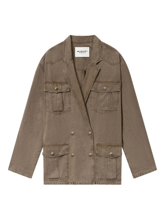 Nevala Cotton And Linen Workwear Jacket
