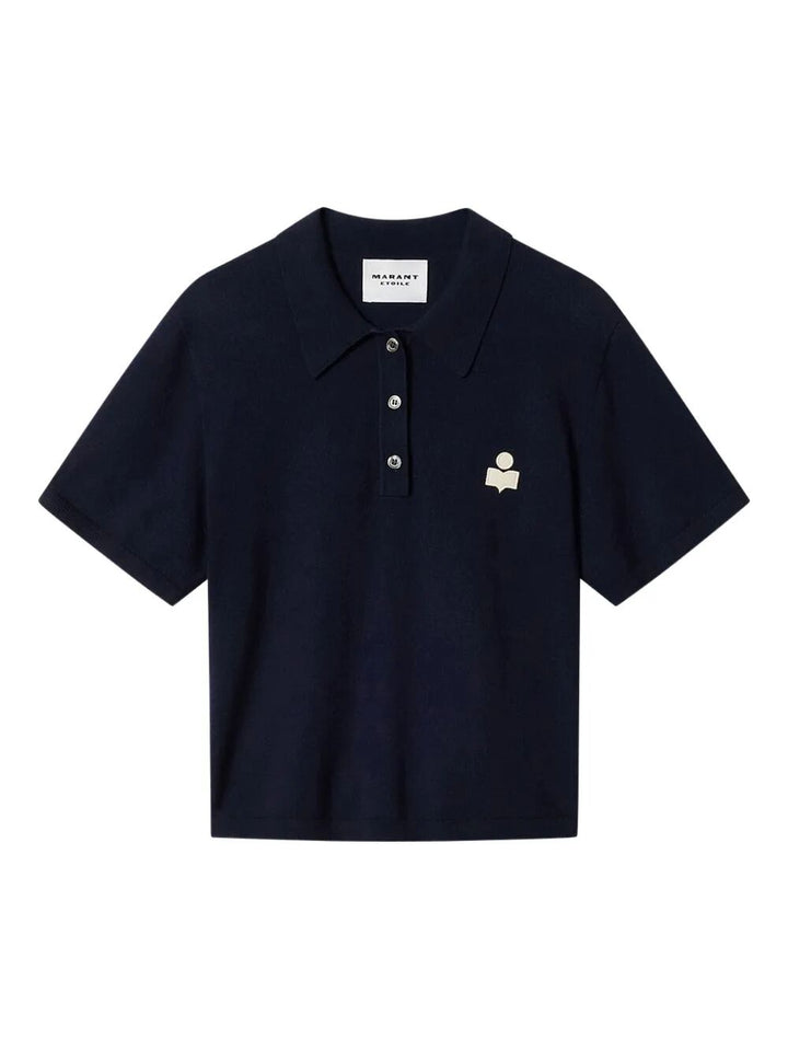 Marant ÉToile Polo - Blue | 13a14233e706c709be0eac57b0a42049acd574d3