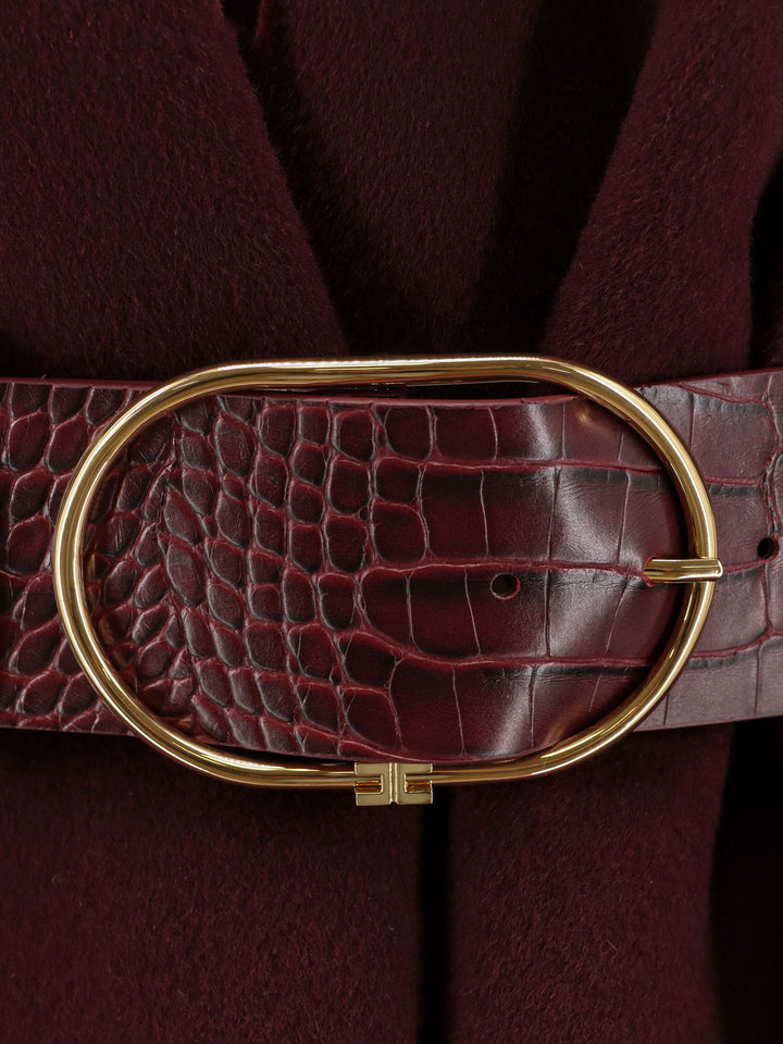 Elisabetta Franchi Jackets - Merlot | 9526bc1dda991672caf68f107201fabd94f5cfcc