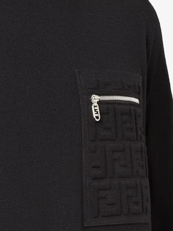 Fendi Sweaters - Blacks and greys | e37c78bfcf1e15d32aa8dbdc6d29d6995420b111