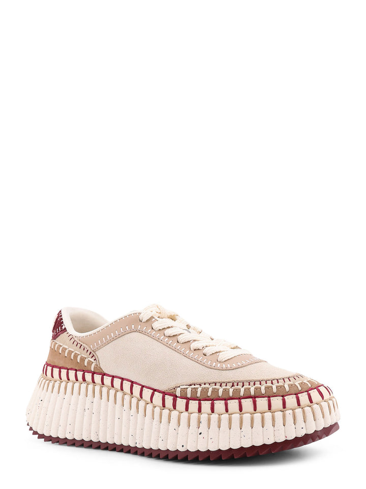 Chloè Sneakers - Beige - Purple 1 | 7d38ad1ad100c23de9a78f311f68fb301ba616af