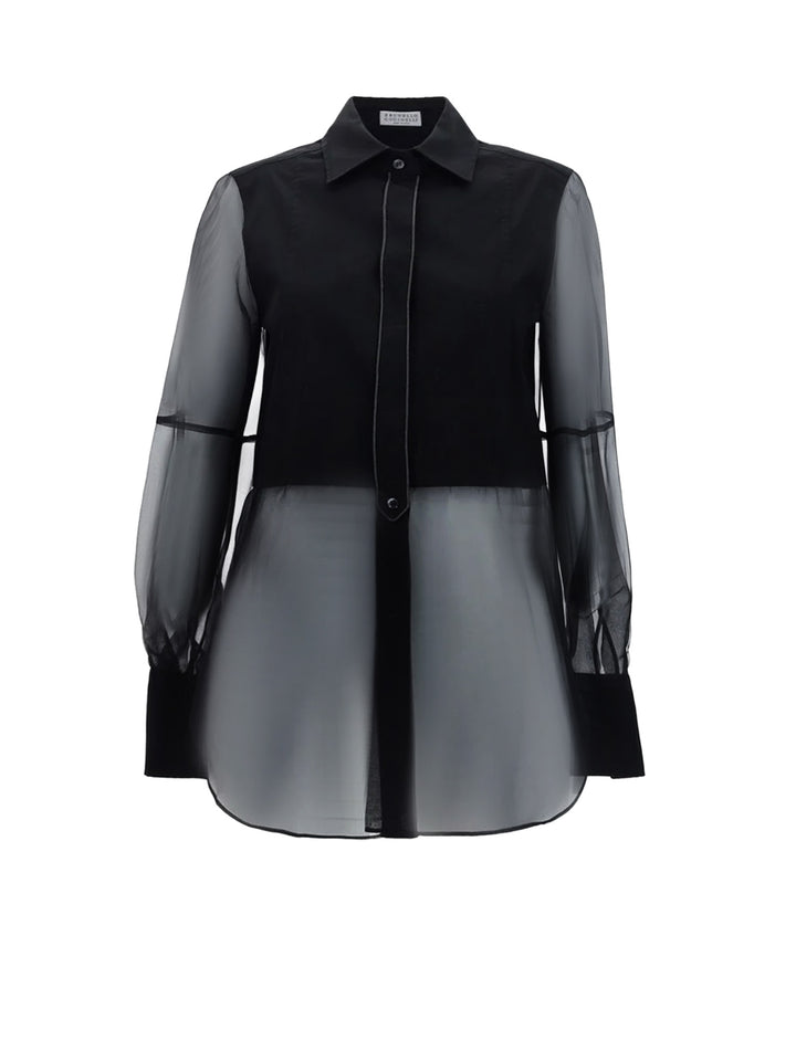 Brunello Cucinelli Shirts - Blacks and greys | 8c702ff8a1feea03fd22a3a96ae2818ee7625363