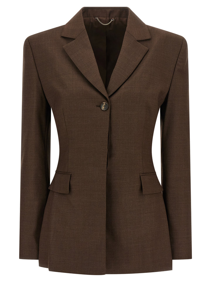 Magda Butrym 03 BlazerS - Brown | bb662b5a087740bcb0faa5fd439ea7aaf8ddd925