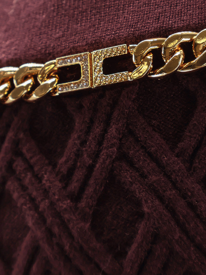 Elisabetta Franchi Skirts - Merlot | 0ec4718c18d1742354ec2efd4870ac58f9331498