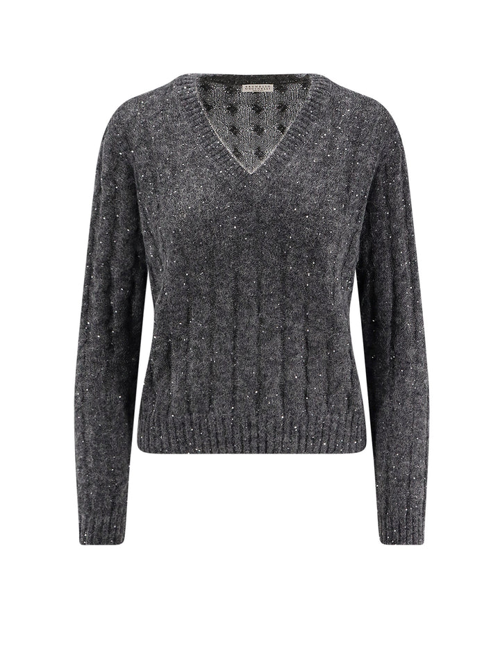 Brunello Cucinelli Sweaters - Blacks and greys | 95962066661aec48f3d8ee9e6dfcb8667fad7f49