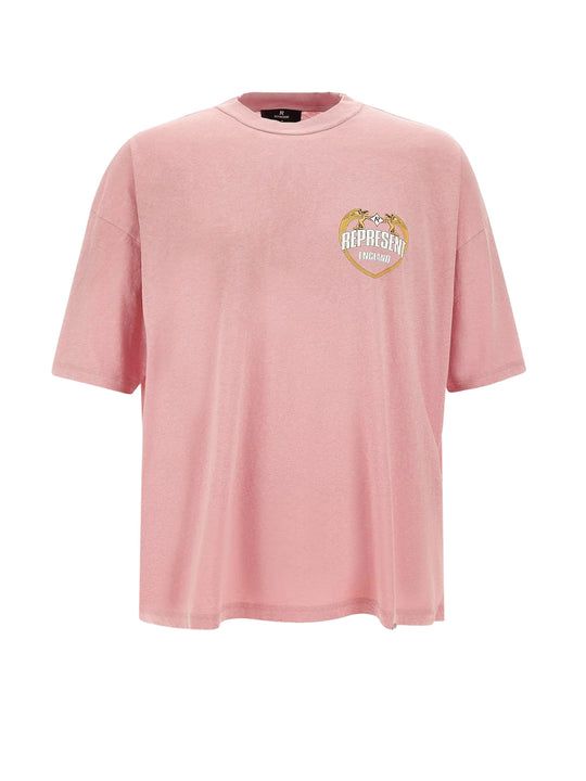 Cotton T-Shirt With Distressed Effect