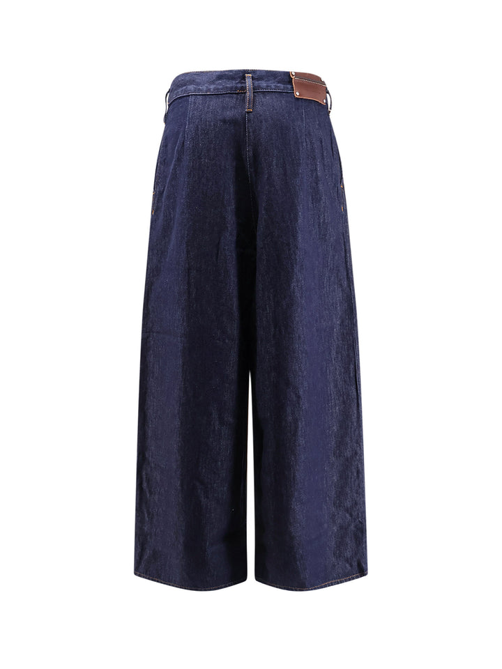 Dries Van Noten Jeans - Blue and green | f5579619ddee3a15568aedfde4da6915ea0dc4e9