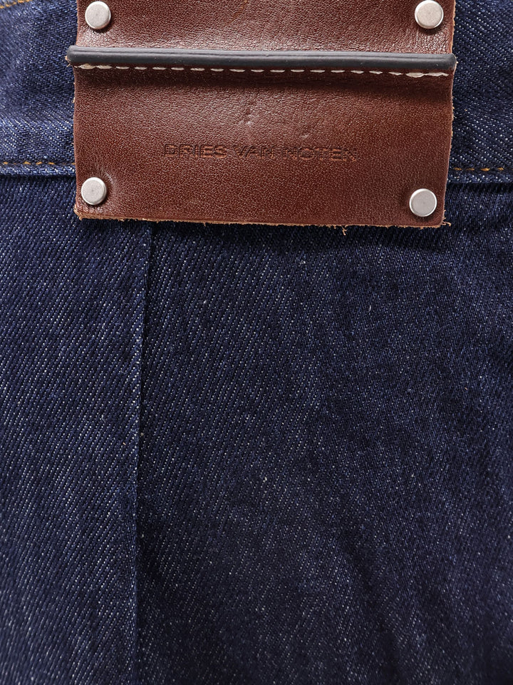 Dries Van Noten Jeans - Blue and green | 3a5c9f7a0b9360e227da5be16794167449efbb20