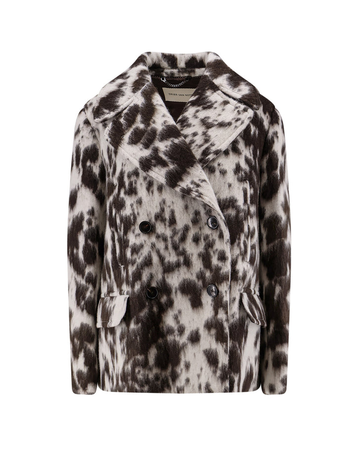 Dries Van Noten Coats - Brown | d74a854faf2f38bea541e9d3d938ffda47b6dfc0