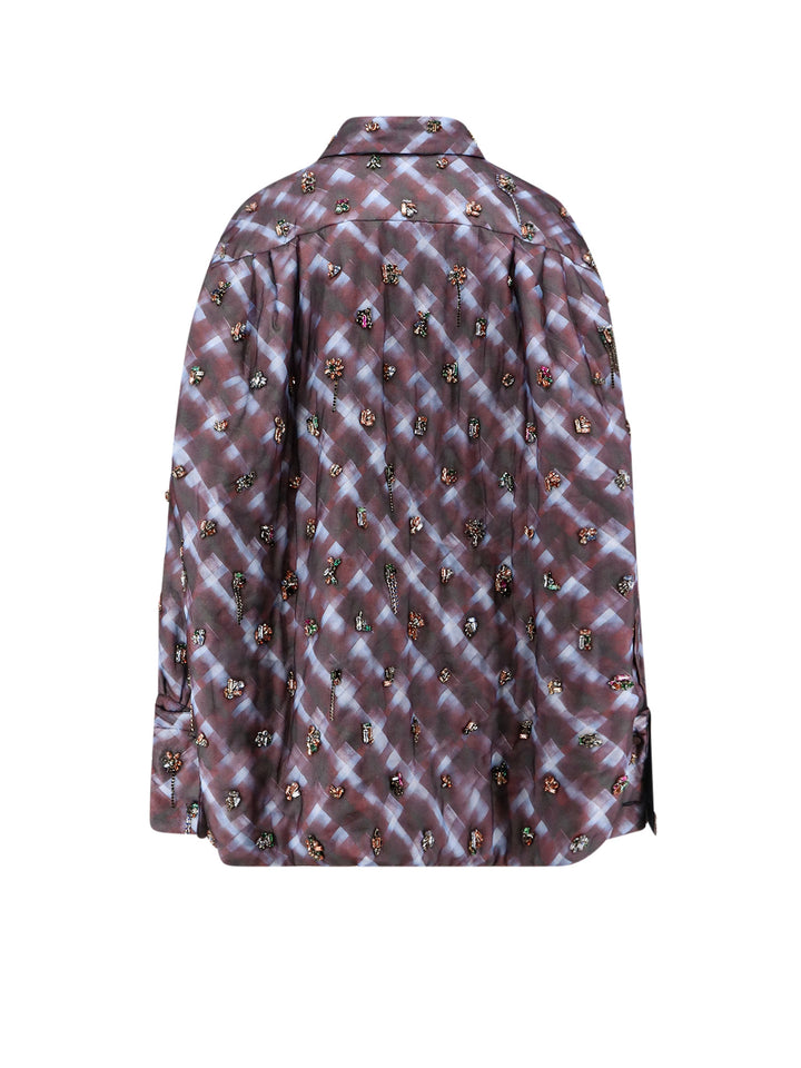 Dries Van Noten Jackets - Blue and green | 0e7dfd9c61d6e35250c447dfa392ee5c86bd1d1e