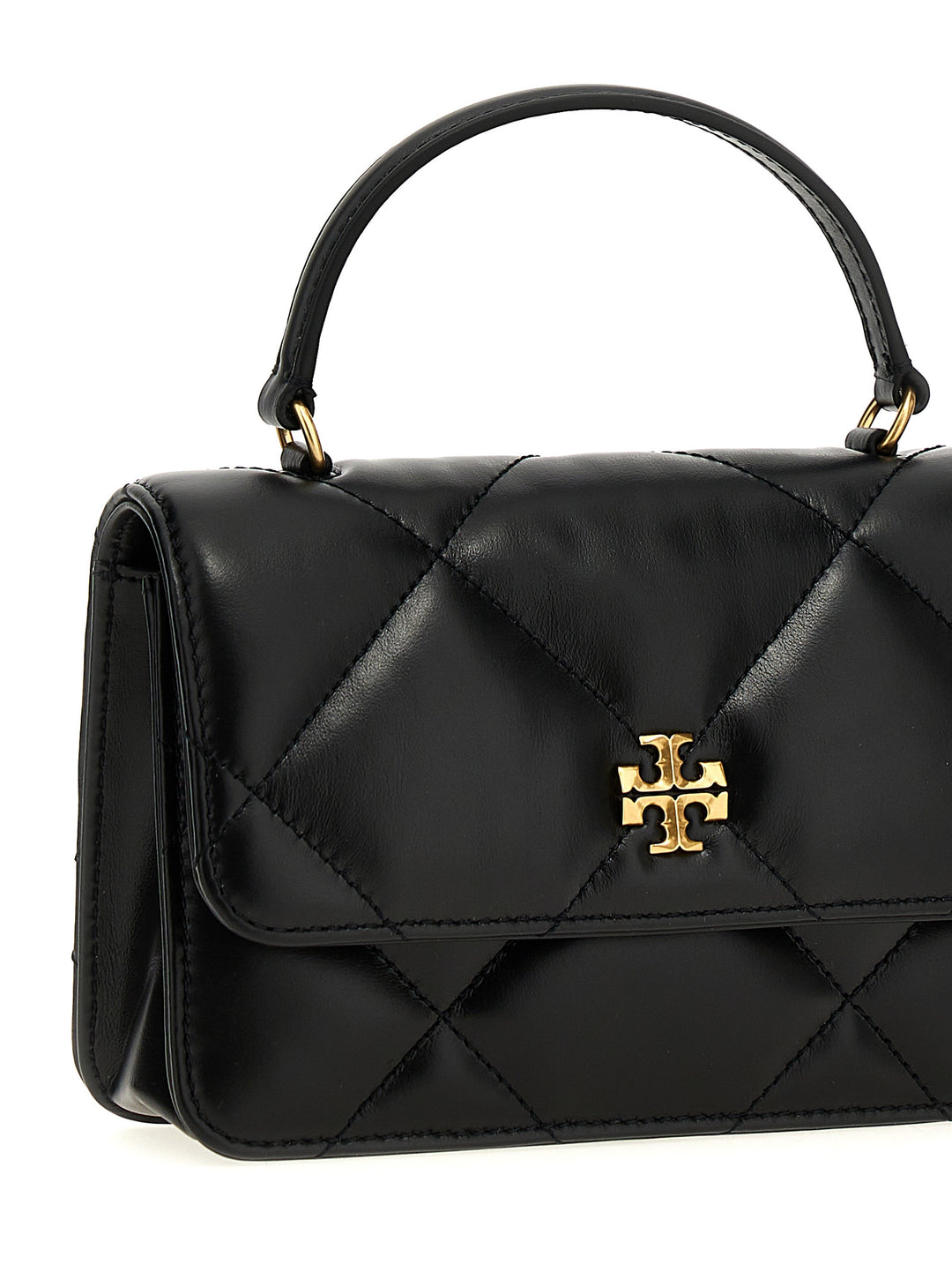 Tory Burch Kira Diamond Quilt Hand Bags - Black | f5a9a53e2980f6dddfdfa2427585eccc7838effe