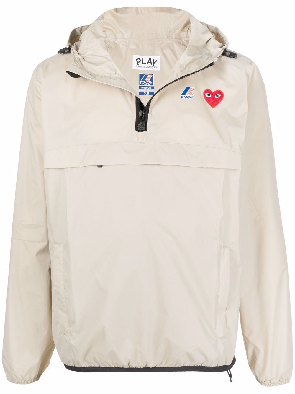 Comme Des GarÇOns Play Sport jackets & wind breakers - Nude & Neutrals | a60fe5e65c50663f6a0ee8c433c57b2977925baf