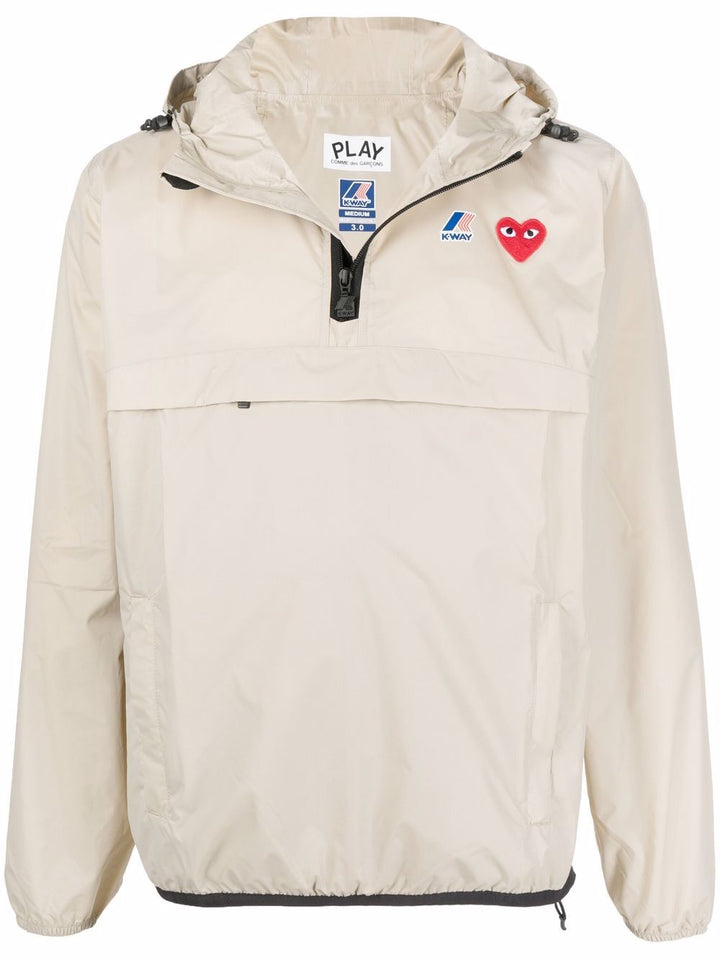 Comme Des GarÇOns Play Sport jackets & wind breakers - Nude & Neutrals | a60fe5e65c50663f6a0ee8c433c57b2977925baf