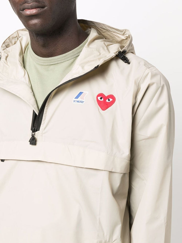 Comme Des GarÇOns Play Sport jackets & wind breakers - Nude & Neutrals | 24a534f1cc66f373f47f67e10f8b97cced80f52d