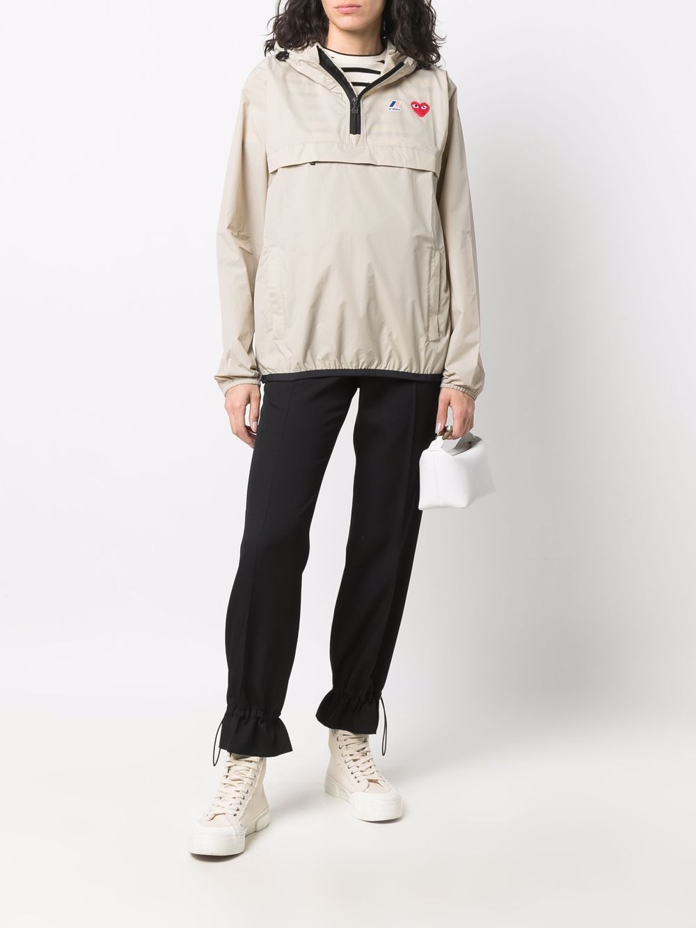 Comme Des GarÇOns Play Sport jackets & wind breakers - Nude & Neutrals | 53e54849b6bb7398e45932ff46ac2b4570ad0f12