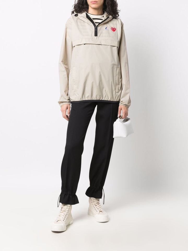 Comme Des GarÇOns Play Sport jackets & wind breakers - Nude & Neutrals | 53e54849b6bb7398e45932ff46ac2b4570ad0f12