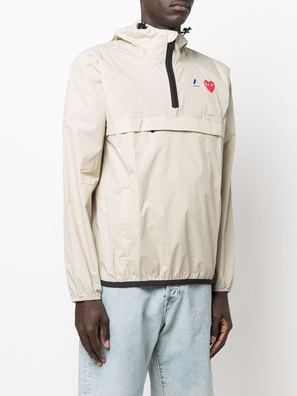 Comme Des GarÇOns Play Sport jackets & wind breakers - Nude & Neutrals | cfc5e967b048df679aaaeb146be21aea367363b8