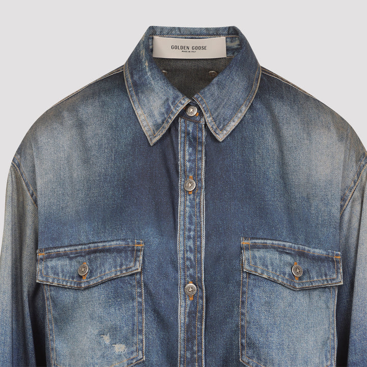 Golden Goose Shirts - Blue | 5542ef1a5faffa798f8fbf30c4fd9f4d7d86894b