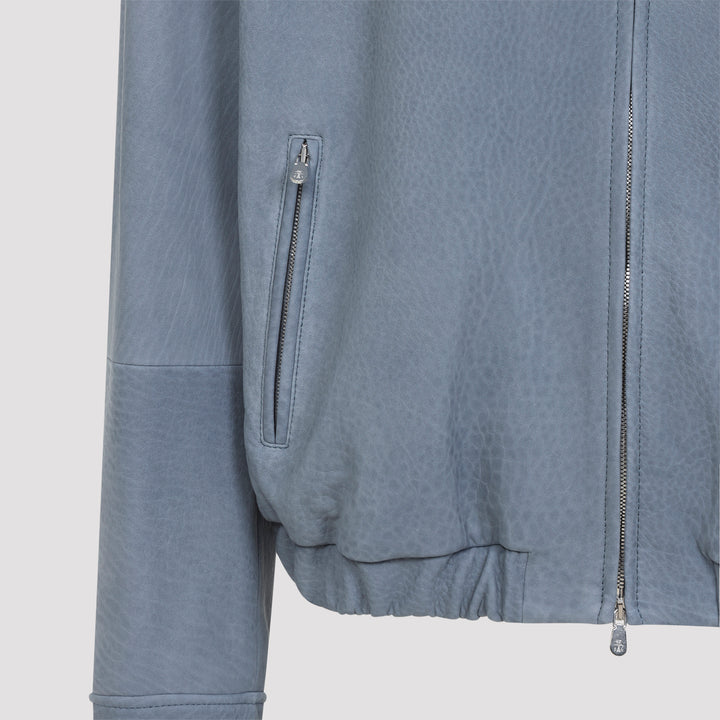 Brunello Cucinelli Leather - Blue | 0667a79a6d3f0cc80f7e99d3b6eb4d5d519ec45f