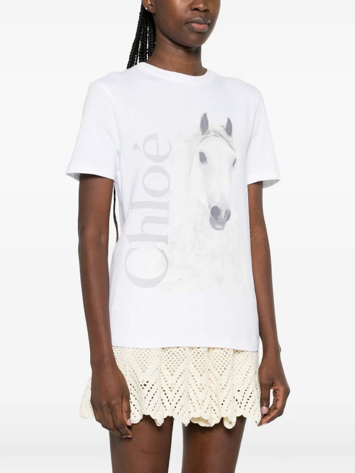 ChloÉ T-shirts - White | bbba51387c42c2c2615a8854c3ad92b0bb024e7e