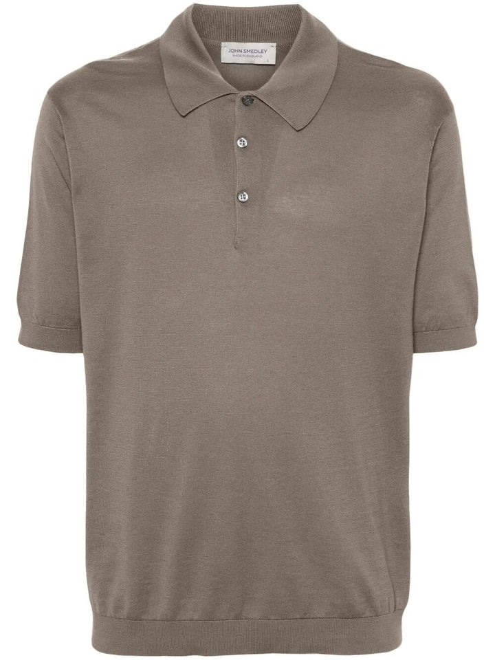 John Smedley Polo - Brown | 89aadecda61aa9595d3aa505ca2def9bac733426