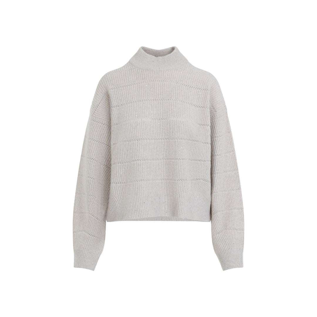 Brunello Cucinelli Pullover - Nude & Neutrals | 9b2a79793de1ed6af4b78ba99ce4c3e1ed5eb704