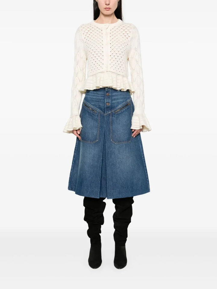 ChloÉ Top - White | ff283de00dfb4e28a3d1e11854752ddd368306ad