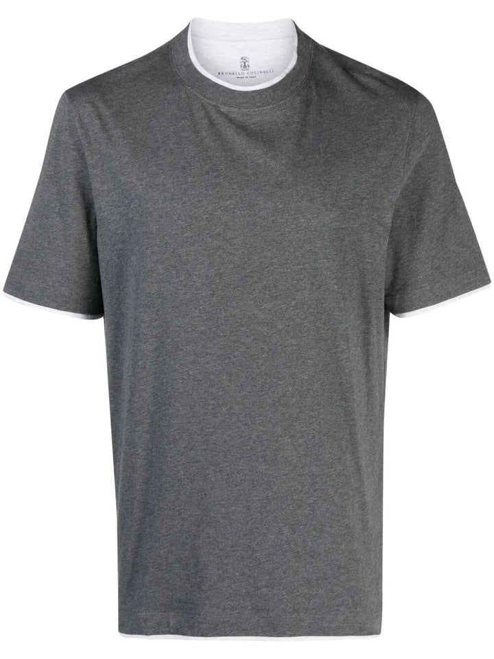 Brunello Cucinelli T-shirts - Grey | ce346e7d8be33da489e62435a99bcab5a0e1ef9c