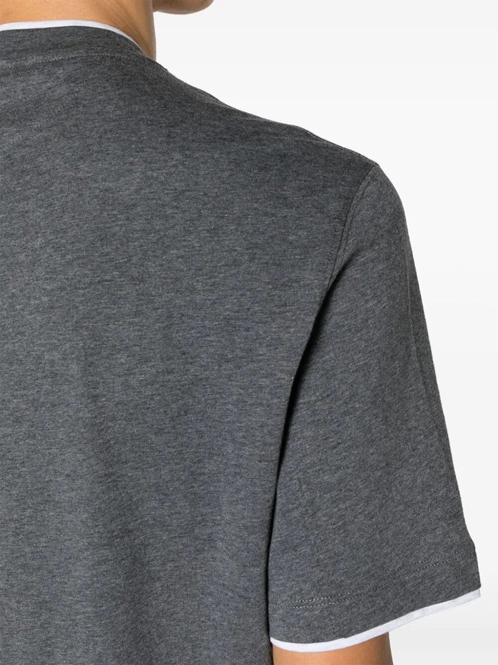 Brunello Cucinelli T-shirts - Grey | f24a9fc3987ac76cc67237552557d297b5512fdd