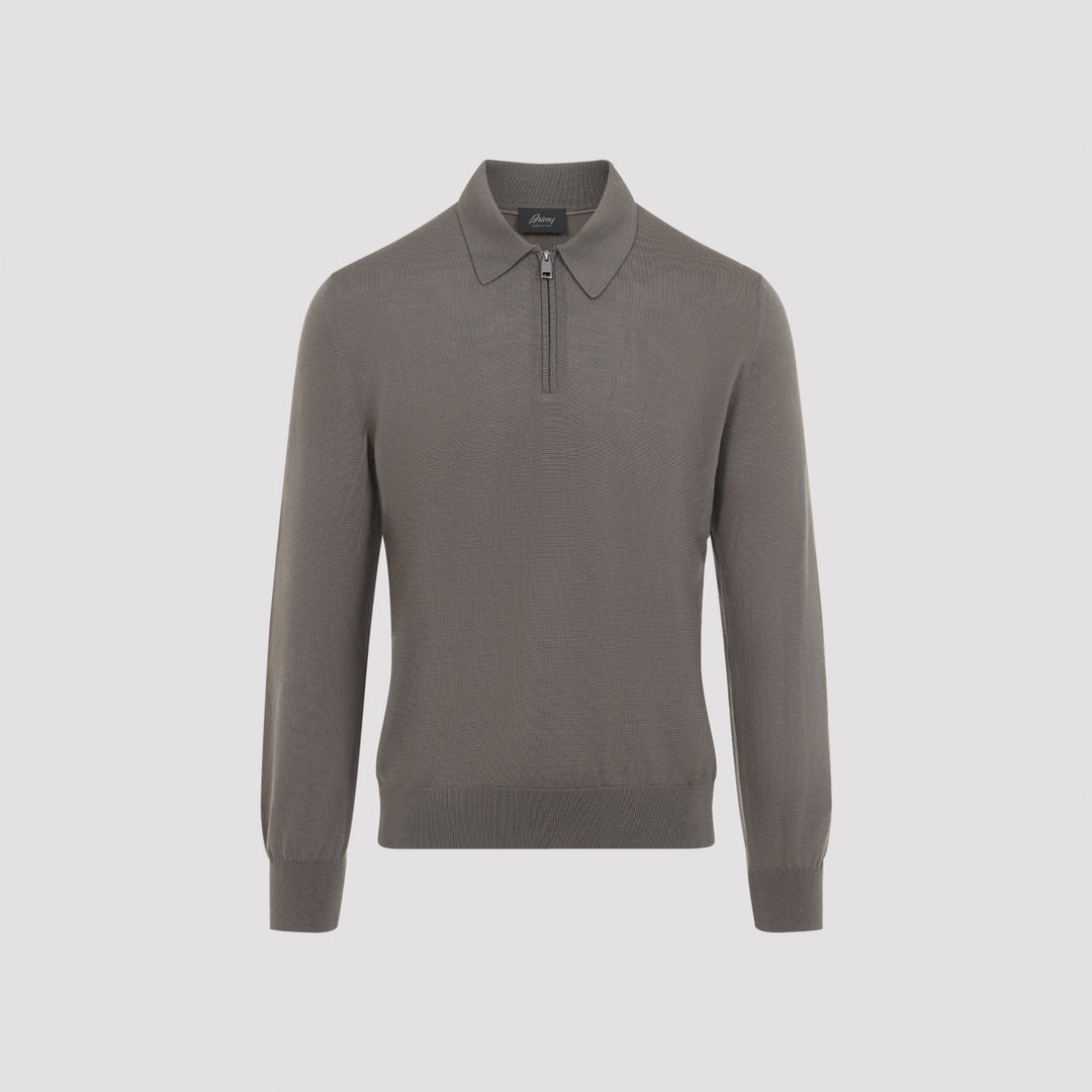 Brioni Polo - Brown | 283cd2063cabef1e4e33efa293f1c32dd2cc4974